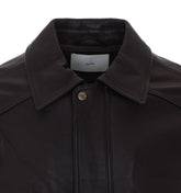 UNISEX OVERSIZED LEATHER BLOUSON