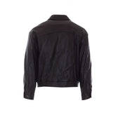 UNISEX OVERSIZED LEATHER BLOUSON