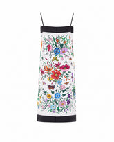 GUCCI FLORA PRINTED SILK DRESS