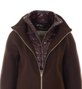 WOOL AND NYLON COAT