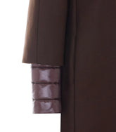 WOOL AND NYLON COAT