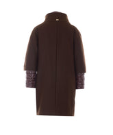 WOOL AND NYLON COAT