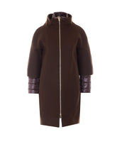 WOOL AND NYLON COAT