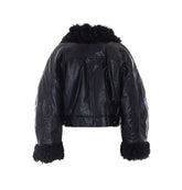 FAUX FUR BOMBER