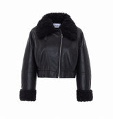 FAUX FUR BOMBER