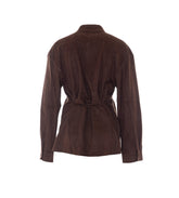 SUEDE EFFECT SHIRT