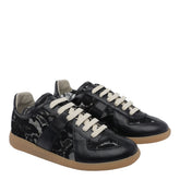 REPLICA SNEAKERS WITH FLORAL LACE EMBROIDERY