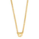 NECKLACE WITH GANCINI PENDANT