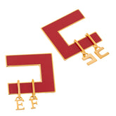 ORECCHINI CON LOGO