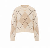 DIAMOND CROPPED SWEATER