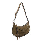 BORSA A SPALLA MOON POCKET IN SUEDE
