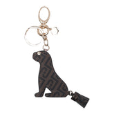 DOG CHARM KEYRING