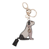 DOG CHARM KEYRING