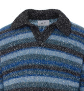 MAGLIA CON COLLETTO A POLO E RIGHE ERLING