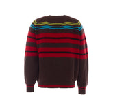 MAGLIA A RIGHE IN LANA E CASHMERE