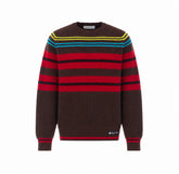 MAGLIA A RIGHE IN LANA E CASHMERE