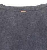 BRUSHED WOOL KNIT WITH KNOT