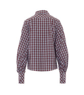 KALMIA CAMICIA A QUADRI CON DECORAZIONI STRASS