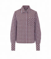 KALMIA CAMICIA A QUADRI CON DECORAZIONI STRASS