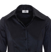 POPLIN SHIRT WITH LOGO DETAILS