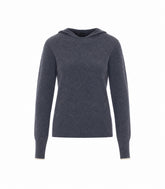 KNITTED HOODIE