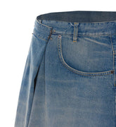 DENIM WALLET MIDI SKIRT
