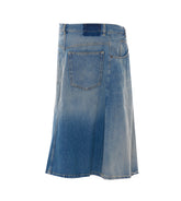DENIM WALLET MIDI SKIRT