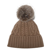 LOGO BEANIE WITH POMPON