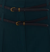PANTALONE FLARE IN FLANELLA