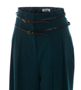 PANTALONE FLARE IN FLANELLA