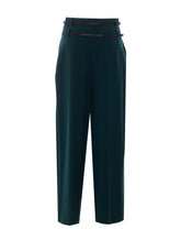 PANTALONE FLARE IN FLANELLA