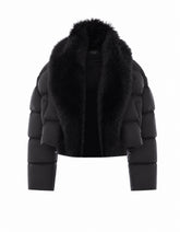 GIACCA IN POLIESTERE IMBOTTITO CON SHEARLING
