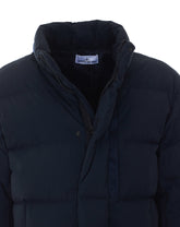 LOGO COTTON NYLON TELA DOWN JACKET