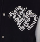CAT OFF WOOL REGULAR VARSITY JACKET