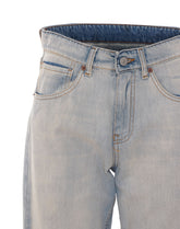 NUMERIC SIGNATURE STRAIGHT-LEG JEANS