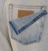 NUMERIC SIGNATURE STRAIGHT-LEG JEANS