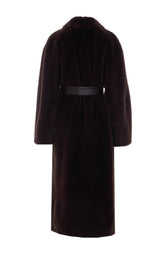 CALENDULA FAUX FUR COAT