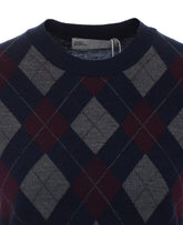 MAGLIA A ROMBI IN LANA MERINO