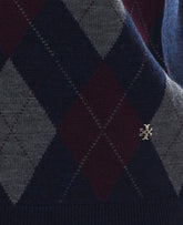 MAGLIA A ROMBI IN LANA MERINO