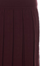 T MONOGRAM JACQUARD SKIRT