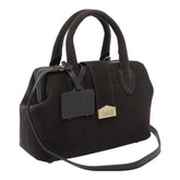 SMALL SUEDE DOCTOR HANDBAG