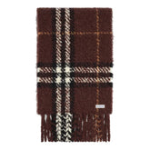 CHECK BOUCLE SCARF