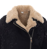TEDDY INSERT DENIM JACKET
