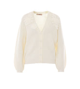 CARDIGAN CON FIORI CROCHET