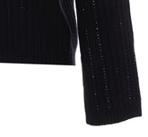 MAGLIA IN MISTO LANA CON STRASS