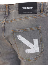 HALF ARROW DIAGONAL RELAX JEANS