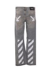 HALF ARROW DIAGONAL RELAX JEANS