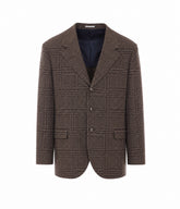 TAILORED PRINCE OF WALES CASHMERE JACKET