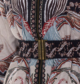 TAPESTRY DREAM REVERSIBLE PUFFER CARDIGAN