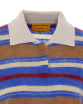 GRIZZLY CROPPED RUGBY POLO SWEATER
